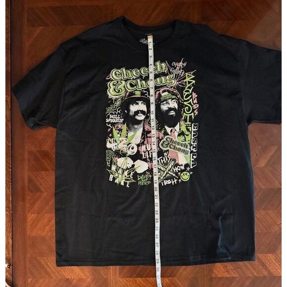 Cheech & Chong Black Graphic Tee | XXL | MAD Engine NWOT - Picture 9 of 12